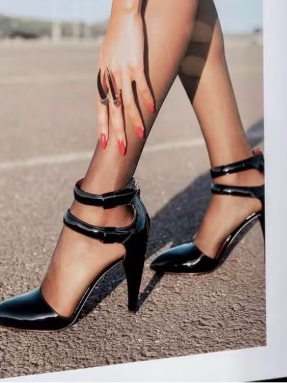 Marc by Marc Jacobs Reese ankle Strap Leather Pump